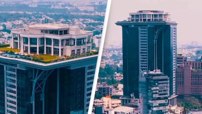 'Cung điện trên mây' gần 500 tỷ được thiết kế giống Nhà Trắng: Nằm ở độ cao 122m, có cả sân trực thăng riêng nhưng gia chủ không thể ở - ảnh 4