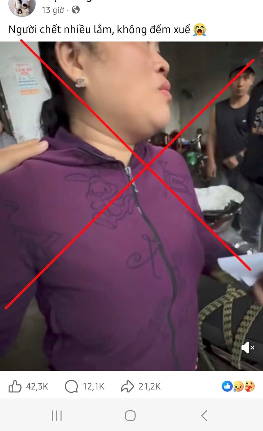 Bác tin 'hàng trăm người chết do sập nhà tránh lũ'  - ảnh 1