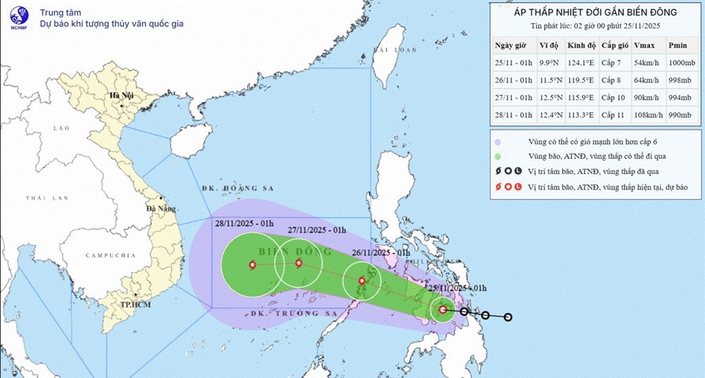 Bão số 15 sẽ liên tục tăng cấp khi vào Biển Đông - ảnh 2