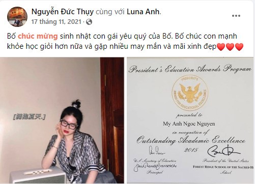 Ái nữ SN 2001 nhà bầu Thụy: Từng được Tổng thống Mỹ trao bằng khen, làm Tổng Giám đốc công ty vũ trụ, Chủ tịch CLB trẻ nhất tại V-League - ảnh 2
