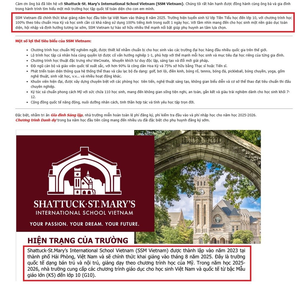 Yêu cầu trường quốc tế có học phí 1,1 tỷ đồng dừng tuyển sinh - ảnh 2