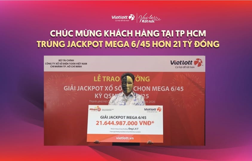 Ông T. trúng giải Vietlott hơn 21,6 tỷ đồng nhờ chọn vé số theo ngày kỷ niệm - ảnh 1