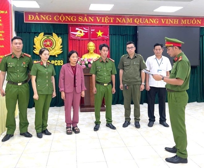 Khám xét, bắt tạm giam nữ kế toán trưởng của 2 doanh nghiệp - ảnh 1