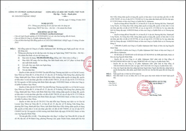 Nguồn: Alphanam E&C.