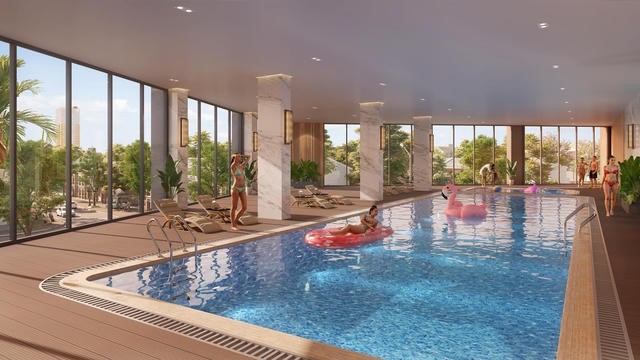 Hệ tiện ích đẳng cấp nội tòa. (Ảnh phối cảnh: Sun Property)