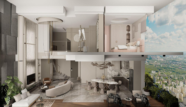 Căn hộ thông tầng độc đáo ở FIATO UpTown do Thăng Long Real Group phát triển được công nhận đầy đủ diện tích trên sổ hồng