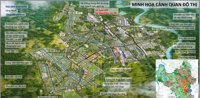 Hà Nội vừa chính thức công bố quy hoạch phân khu đô thị thể thao Olympic với quy mô nghiên cứu hơn 16.000 ha, đánh dấu bước đi quan trọng trong chiến lược phát triển không gian đô thị phía Nam Thủ đô. Nguồn: Sở Quy hoạch - Kiến trúc