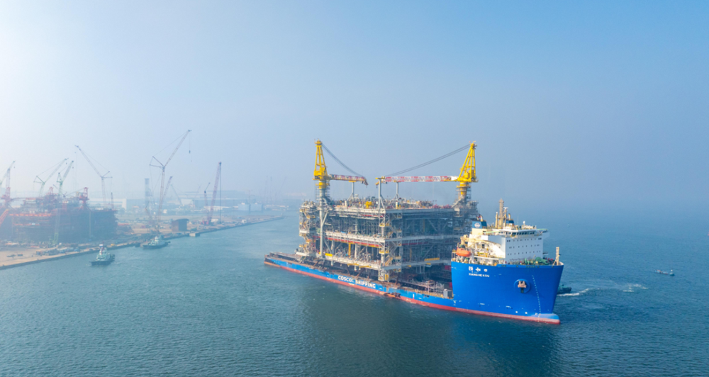 Nhà thầu Trung Quốc triển khai dự án giàn khoan dầu khí ngoài khơi với công suất vận chuyển 24 triệu tấn dầu/năm - ảnh 2