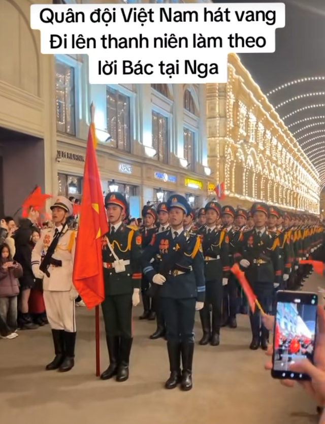 Đoàn Quân đội Nhân dân Việt Nam trong buổi sơ duyệt trên Quảng trường Đỏ: 'Cực phẩm' cao 1m8 trở lên, là các cán bộ, học viên ưu tú của quân đội - ảnh 3