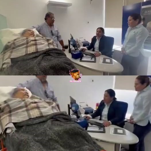 96 tuổi, cụ bà vẫn phải nằm cáng đến ngân hàng xác thực sinh trắc học để nhận lương hưu - ảnh 1