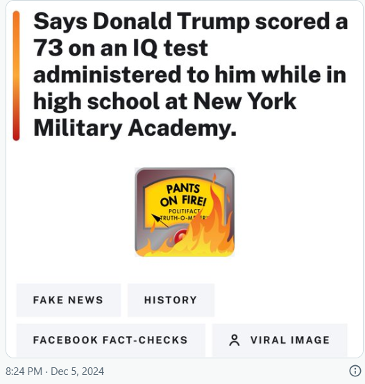 Rộ tin đồn ông Trump chỉ có IQ 73: Sự thật là gì? - ảnh 3