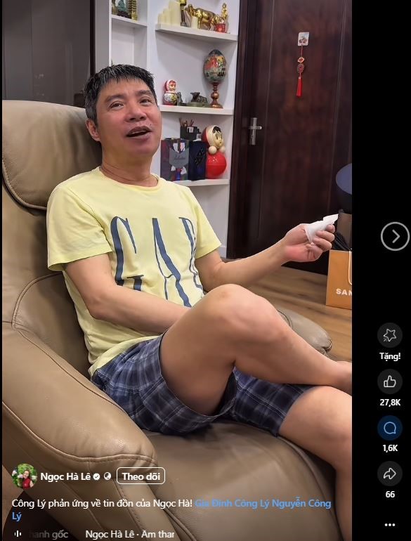 NSND Công Lý và vợ lên tiếng - ảnh 1