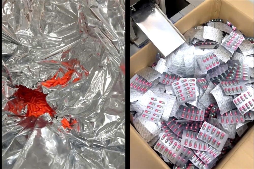 Tịch thu 1.164 thùng thuốc điều trị xương khớp, trĩ giả - ảnh 1