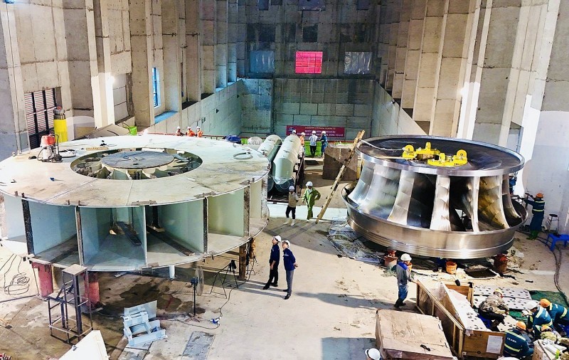 Cận cảnh dự án thủy điện mở rộng lớn nhất Việt Nam được đầu tư hơn 9.000 tỷ, đang chạy nước rút để kịp phát điện đúng ngày trọng đại của dân tộc - ảnh 3