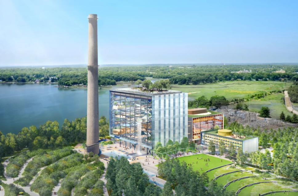 Phá bỏ nhà máy điện để triển khai siêu dự án công viên 3.000 tỷ đồng - ảnh 1