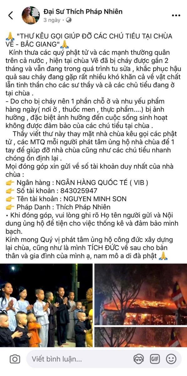 Khởi tố 'Đại sư Thích Pháp Thiên' - ảnh 1