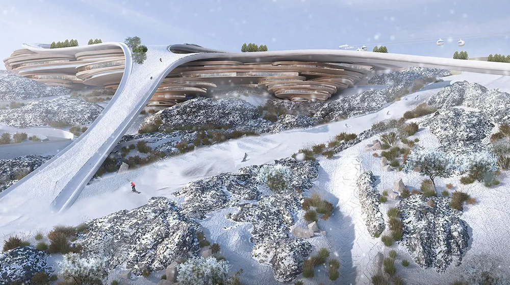 Quốc gia châu Á lên độ cao 2.500m xây khu nghỉ dưỡng trượt tuyết gần 500.000 tỷ đồng khiến thế giới ngỡ ngàng - ảnh 1