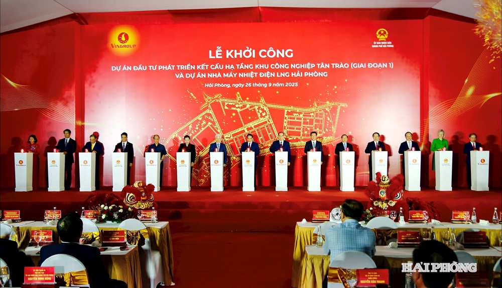 Khởi công dự án nhiệt điện lớn nhất Việt Nam, là ‘phát súng mở đầu’ mảng năng lượng của tỷ phú Phạm Nhật Vượng - ảnh 1