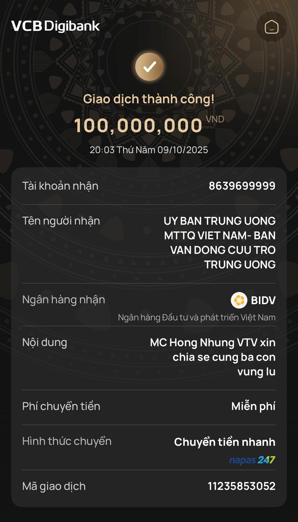 Nữ MC Điều ước thứ 7 ủng hộ đồng bào vùng lũ 100.000.000 đồng - ảnh 2