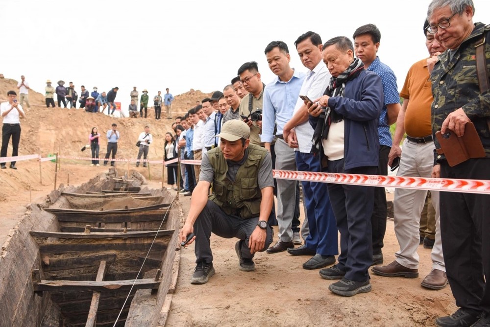 Hai thuyền cổ ở Bắc Ninh có từ thời Đông Sơn muộn? - ảnh 2