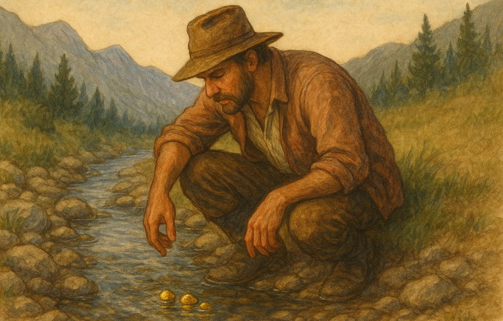 Phong tỏa khẩn cấp dòng suối chứa hơn 5 tấn vàng ròng do anh T. phát hiện  - ảnh 1