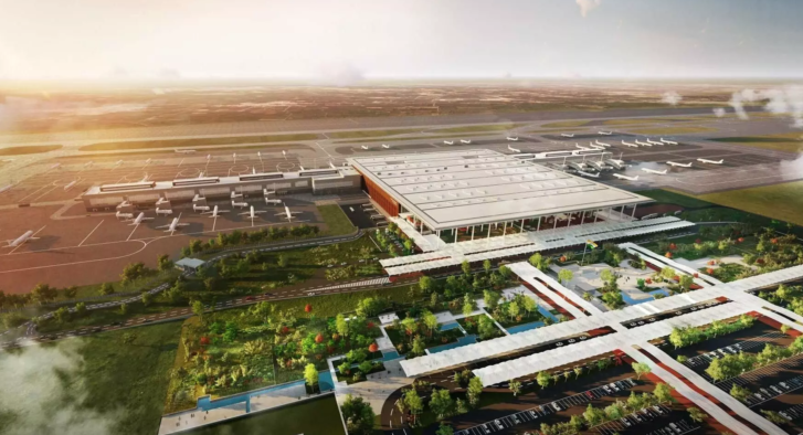 Khởi công xây dựng sân bay rộng gấp 3 lần Tân Sơn Nhất, vốn đầu tư 19.000 tỷ đồng - ảnh 1