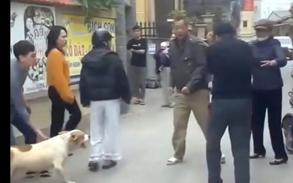 Tạm giữ hình sự hai bố con thả chó cắn hàng xóm - ảnh 2