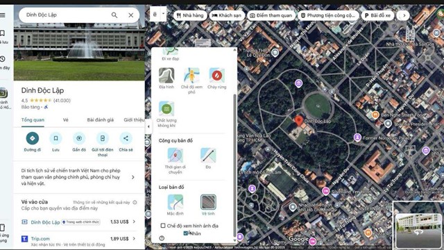 Hướng dẫn cách “xuyên không” xem lại đường xưa, phố xưa trên Google Maps