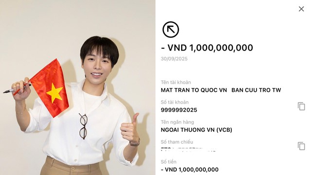 Sao Việt quyên góp tiền tỷ, chung tay giúp đồng bào vượt qua bão Bualoi