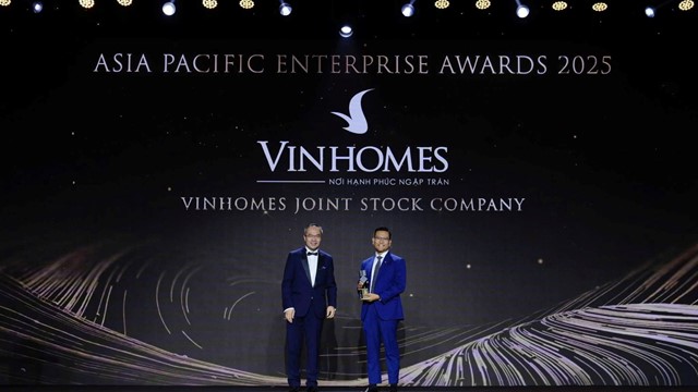 Vinhomes được vinh danh là doanh nghiệp xuất sắc Châu Á tại APEA 2025