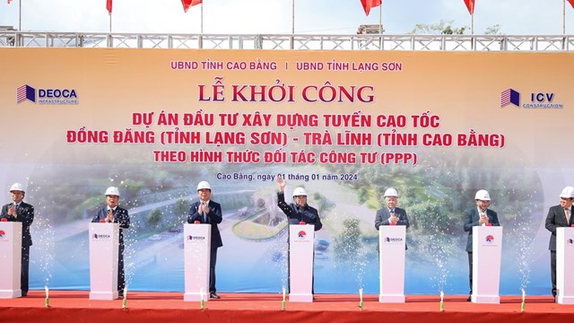 Chính thức khởi công cao tốc Đồng Đăng - Trà Lĩnh hơn 14.000 tỷ đồng