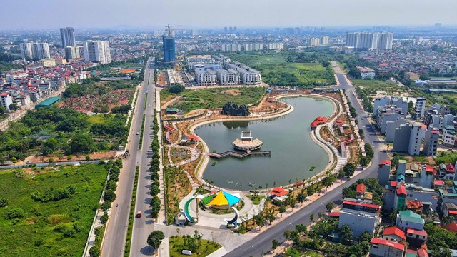 Hà Nội sẽ có thêm 4 công viên trên cùng một quận hơn 300.000 dân, giáp Tây Hồ, Cầu Giấy