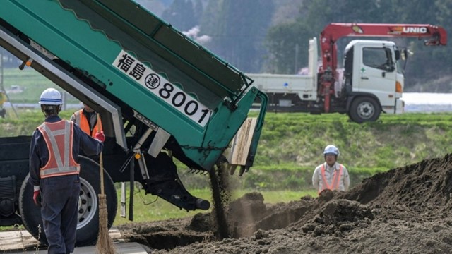 Nhật Bản muốn tái chế 14 triệu m3 đất nhiễm xạ từ Fukushima