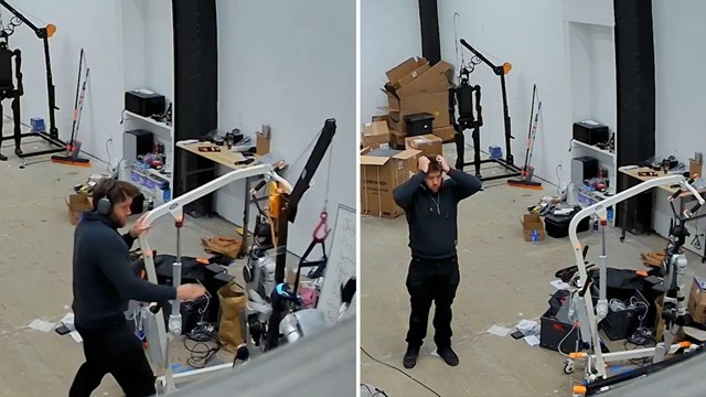 Robot hình người ‘nổi loạn’ làm sập cả giá treo, gây náo loạn phòng thử nghiệm