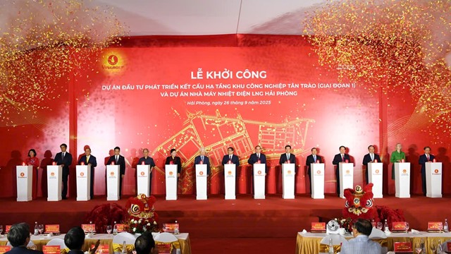 Vingroup khởi công nhà máy nhiệt điện LNG lớn nhất Việt Nam 178.000 tỷ đồng