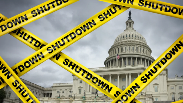 Chính phủ Mỹ có thể đóng cửa đến tháng 11, nền kinh tế thiệt hại 15 tỷ USD/ngày