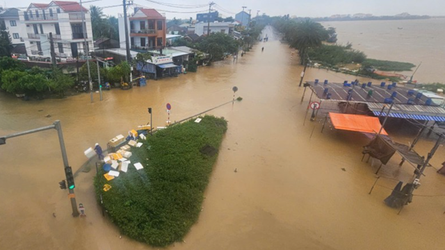 Lũ đặc biệt lớn trên sông Vu Gia - Thu Bồn