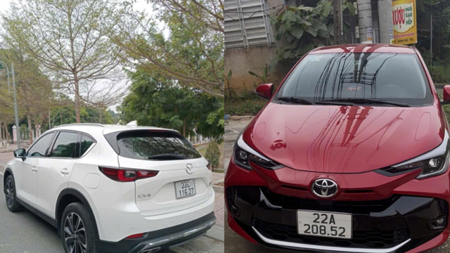 Công an tìm khẩn xe Mazda CX5 22C-116.27 và Toyota Vios 22A-208.52