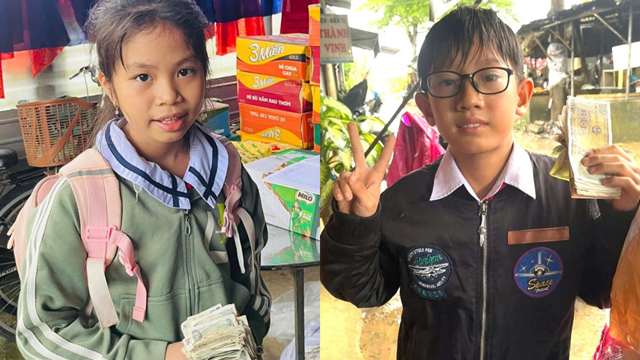 Tấm lòng đặc biệt của học sinh vùng 'rốn lũ' Đà Nẵng