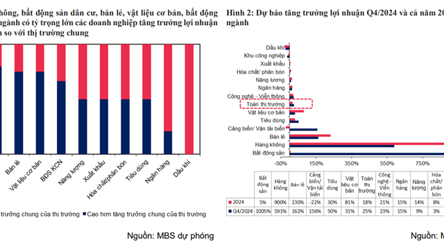 Bức tranh lợi nhuận quý IV/2024: Quán quân gọi tên nhóm ngành nào?