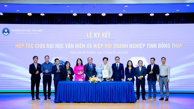 Trường Đại học Văn Hiến ký kết với doanh nghiệp đào tạo nhân lực và chuyển giao tri thức