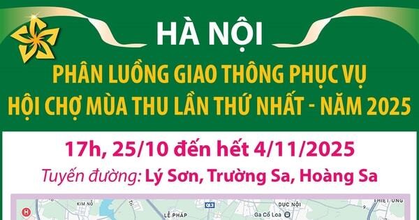 Hà Nội phân luồng giao thông phục vụ Hội chợ Mùa Thu lần thứ nhất - năm 2025