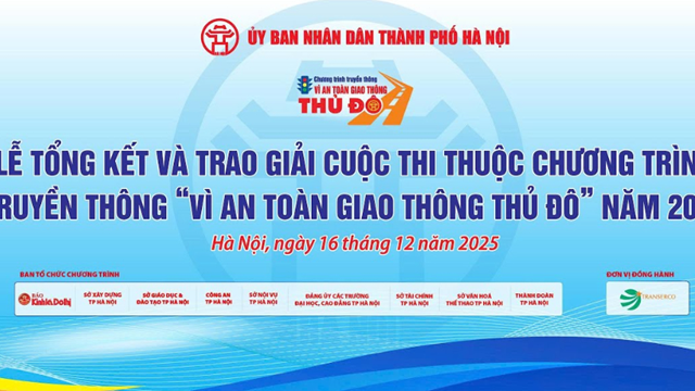 Xem trực tiếp: Lễ Tổng kết và trao giải cuộc thi thuộc chương trình truyền thông “Vì An toàn giao thông Thủ đô” năm 2025