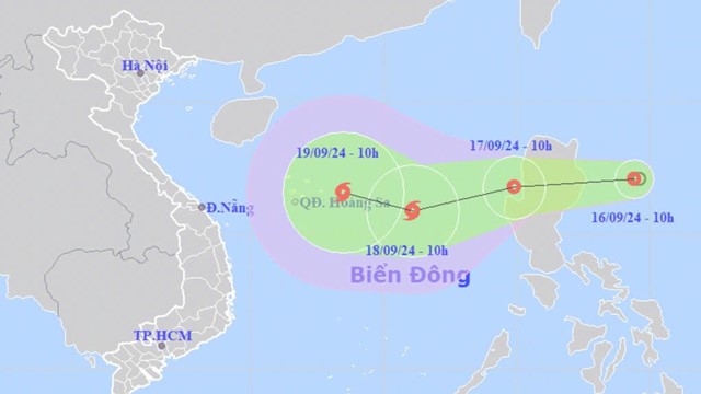 Áp thấp nhiệt đới sẽ đi vào biển Đông trong 24h tới, có đường đi gần giống bão Yagi