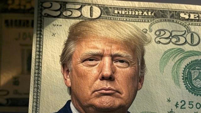 Mỹ đề xuất in tờ tiền 250 USD hình ông Donald Trump