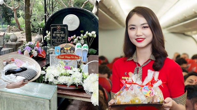 Chính thức có thêm đường bay đến Côn Đảo, một hãng hàng không Việt Nam bán sớ khấn, giỏ lễ cho khách hành hương 