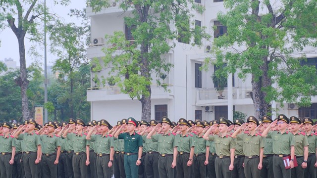 6.000 học viên thuộc lực lượng Công an nhân dân sẵn sàng tập luyện cho diễu binh, diễu hành kỷ niệm 80 năm ngày Quốc khánh 2/9