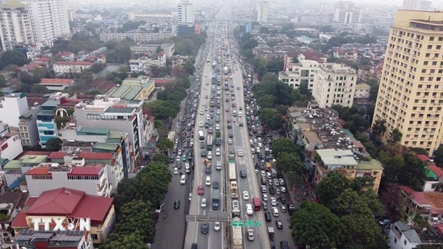 Từ đêm 12/5, Hà Nội cấm toàn bộ xe đường Vành đai 3  trên cao, hướng Big C - Mai Dịch