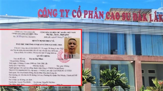 Công an phát lệnh truy nã con trai một nguyên Tổng Giám đốc