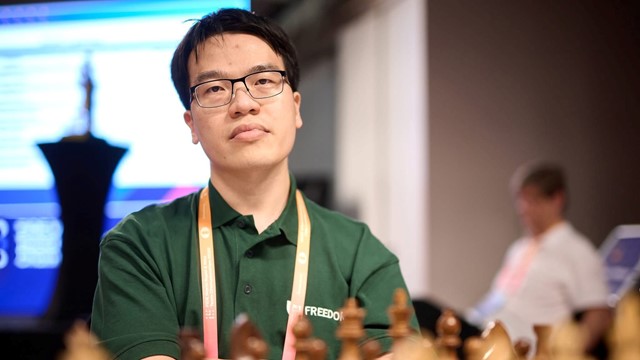 Thần đồng cờ vua Lê Quang Liêm lập kỷ lục mới tại Giải cờ nhanh đồng đội thế giới